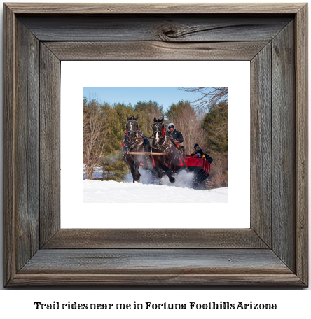 trail rides near me in Fortuna Foothills, Arizona